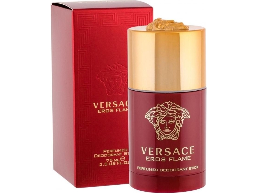 Versace Vetrsace Eros Flame Parfümierter Deo-Stick 75 Ml Deo-Stick