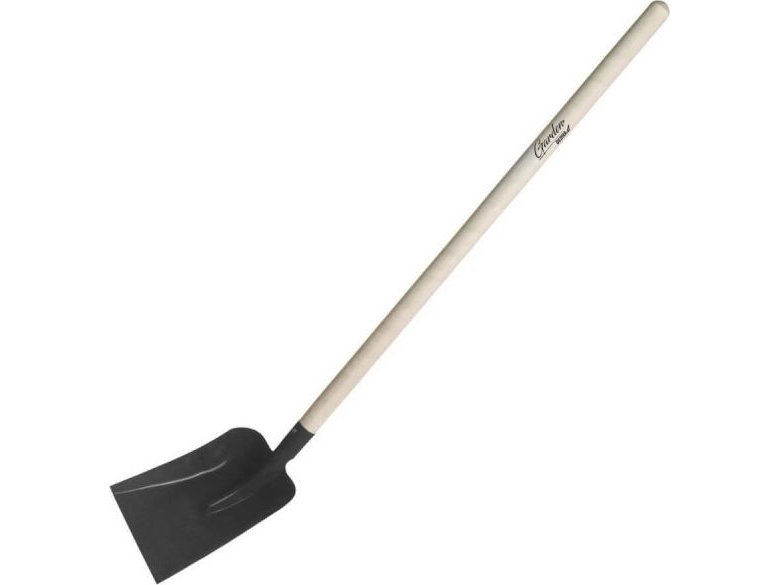 DEDRA SAND SHOVEL, WOODEN SHAFT PROFILED, LEN. 154CM 80C012 DEDRA | Trädgården - Trädgårdsredskap - Spadar & Skyfflar | GameStuff