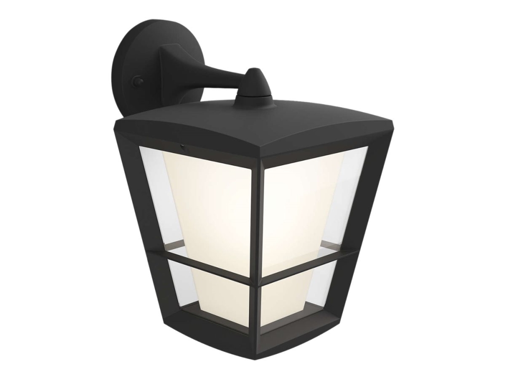 Philips Hue Econic Wall Light - White And Coloured Light - Black - Down