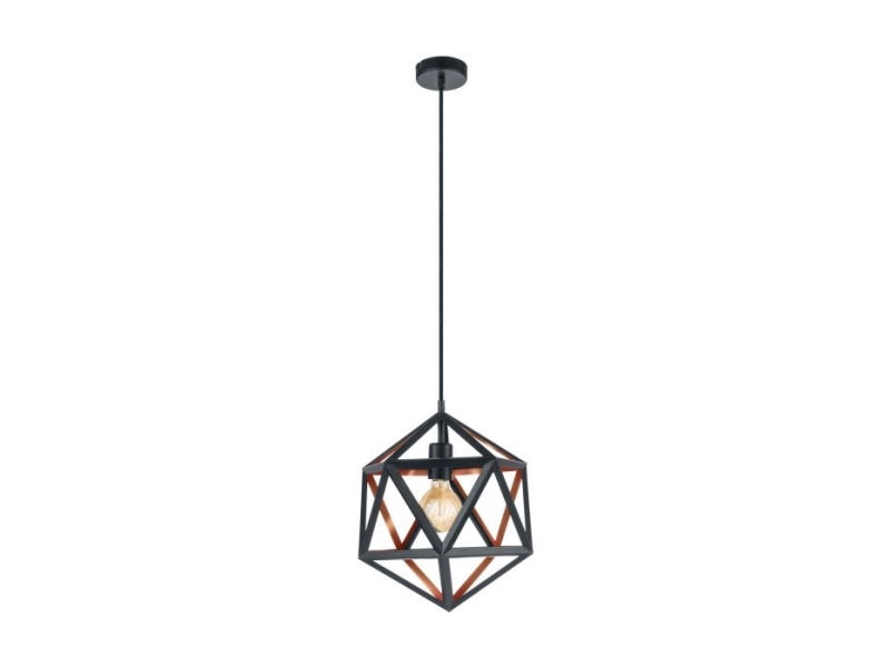 Eglo Embleton, Schwarz, Kupfer, Schwarz, Kupfer, Stahl, Indoor, Ip20, Ii