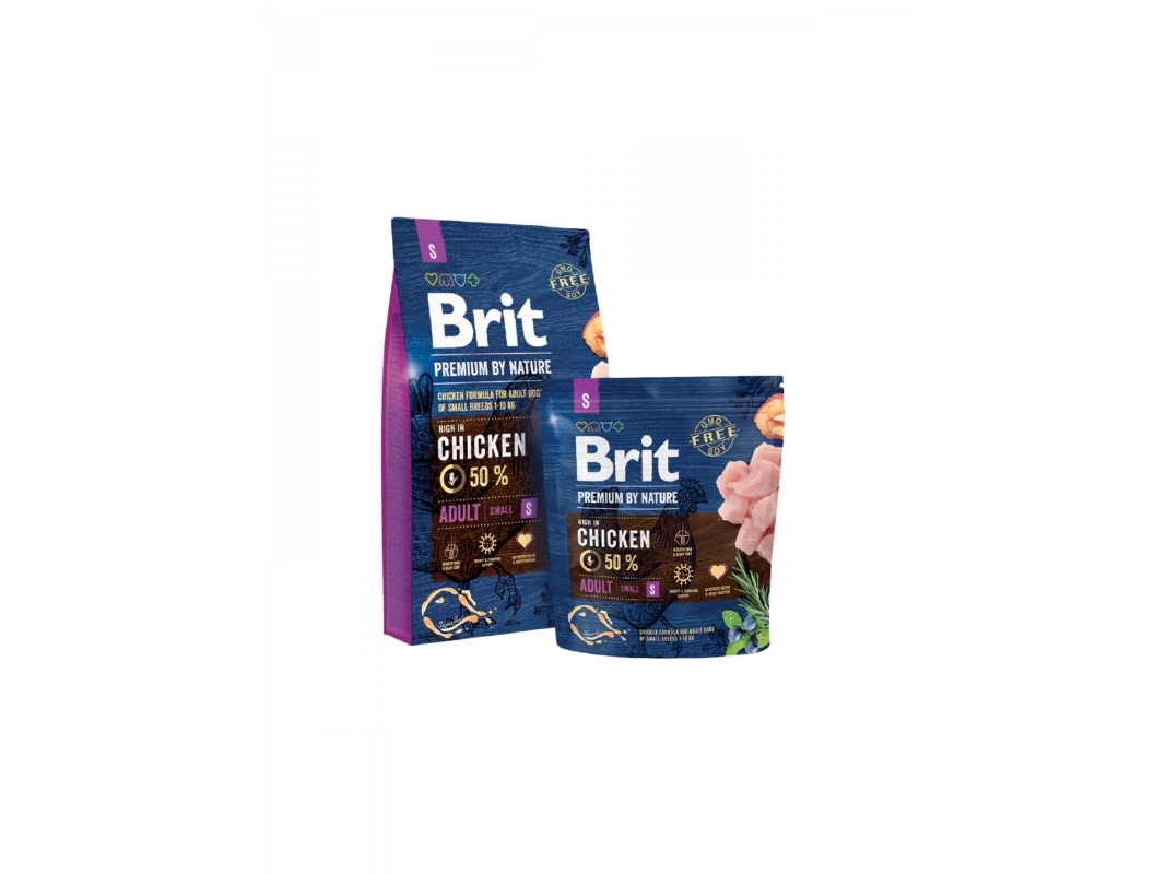 Brit 8595602526307, Adult, Klein (5-10 Kg), Mini (=4 Kg), Huhn, 8 Kg