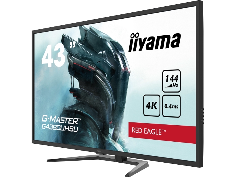Moniteur Gaming Iiyama G-Master G4380UHSU-B2 43" - 4K UHD, 144 Hz, 0.3 Ms, FreeSync Premium, HDMI 2.1 | Écran VA 144Hz