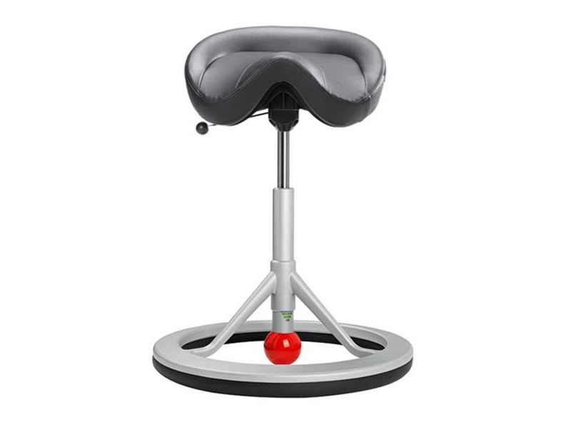 BackApp Smart Palma Breathe, sort med alugråt understel | Möbler - Stolar & Stolmattor - Kontorsstolar | GameStuff