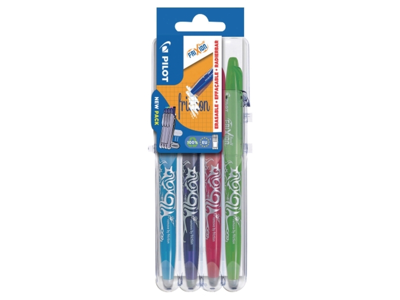 PILOT B2P „Bottle 2 Pen“ ECOBALL XB kuglepen gennemsigtig 0.34 mm skriveblæk: blå, 10 stk + GRATIS 5 kuglepen-blækpatroner