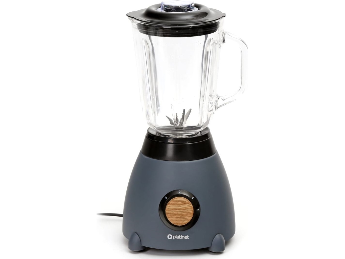 Platinet Platinet Electric Blender Velvet Wooden Gray [45467]