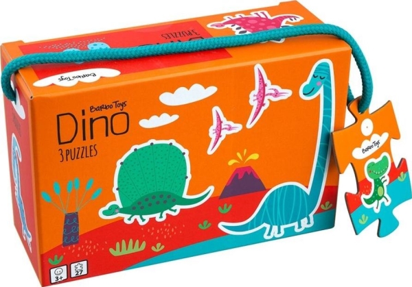 3 Dinosaurier Puzzle
