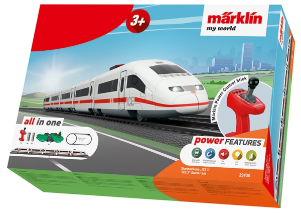 Märklin ICE 3, Jernbane- og togmodel, HO (1:87), Dreng/Pige, 5 stk, Rød, Hvid, Modeljernbane/tog