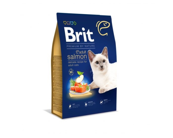 Trockenfutter Für Katzen Brit Premium By Nature Adult Lachs 1,5 Kg