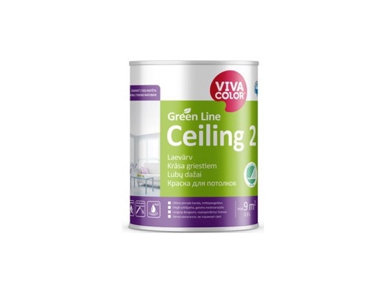 Vivacolor Paint Green Line Ceiling 2 A 0,9L