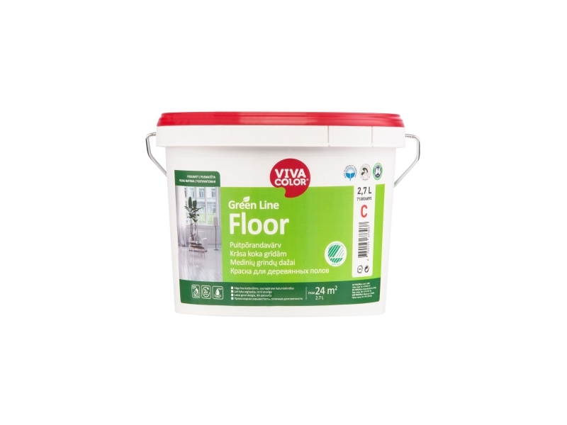 Vivacolor Paint Green Line Floor A 2,7L