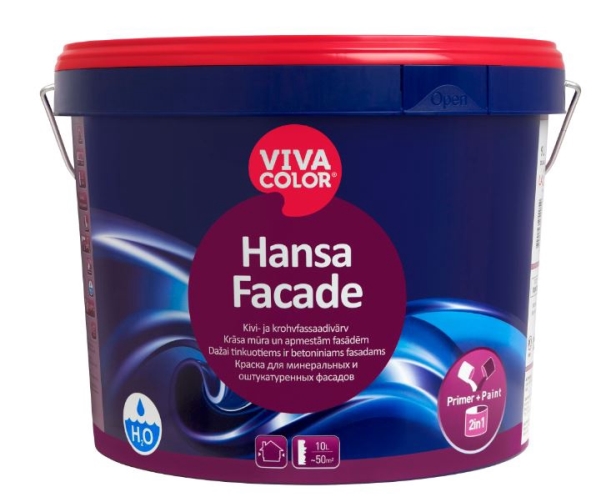 Vivacolor Facade Paint Hansa Facade 9L La-Alus