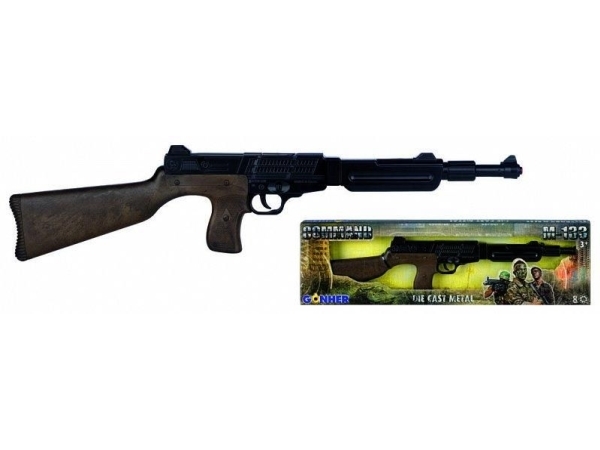 Gonher Metalowy karabin komandosa 8 naboi (258447)