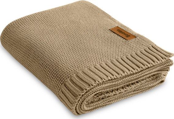 Sensillo Bamboo-Cotton Blanket 80X100 Cm Beige