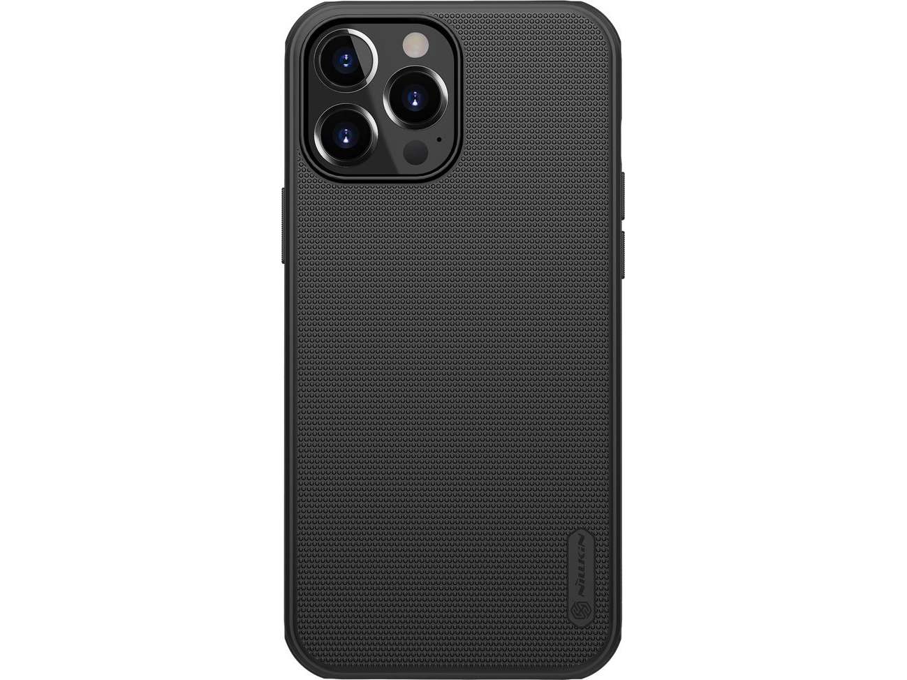 Nillkin Nillkin Super Frosted Shield Forstærket Cover + Stativ Iphone Pro Max Sort