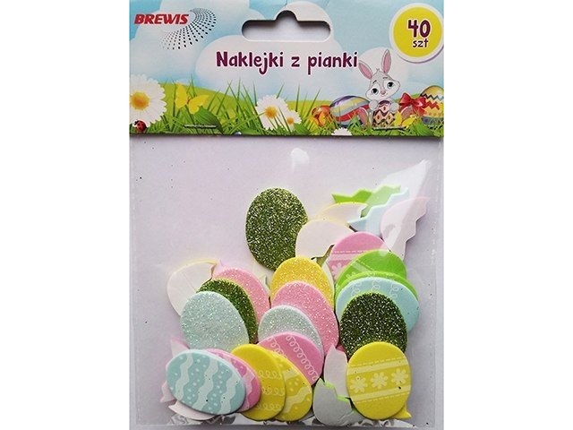 Brewis Pve 14 Ostern Schaumstoffaufkleber 40Stück Brewis