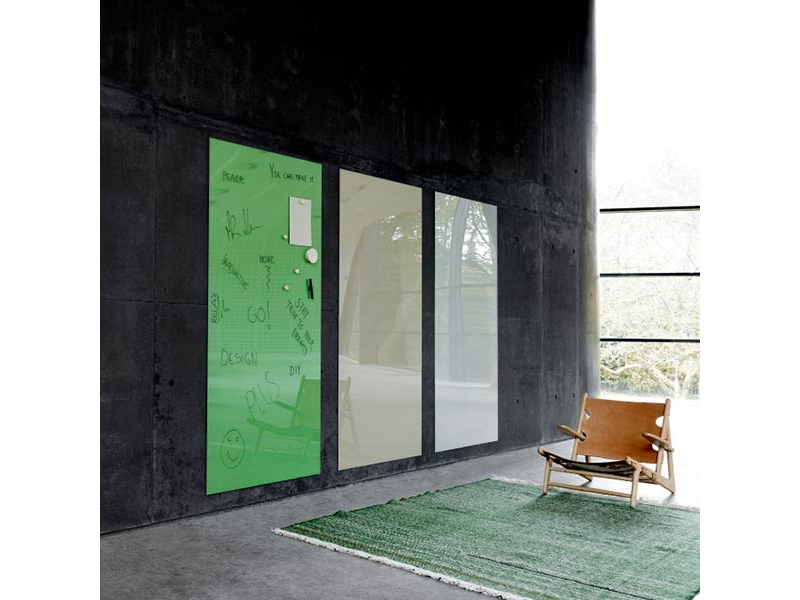 Glastavle Mood Wall, 1000X1250 Mm, Ren Hvid