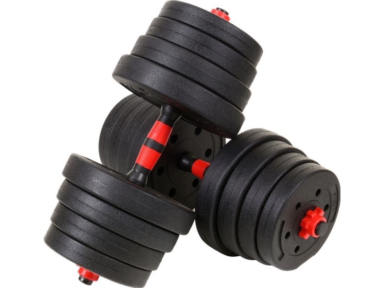 Funfit bitumenhantlar 2 x 15 kg | Sport & Träning - Sportutrustning - Fitness | GameStuff