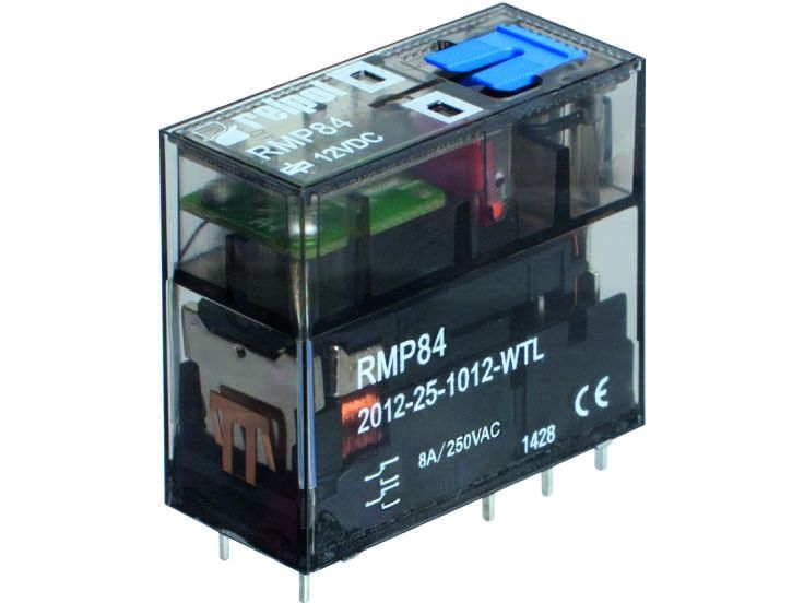 Relpol Miniature Power Relay 2P 16A 24V Dc (2615197)