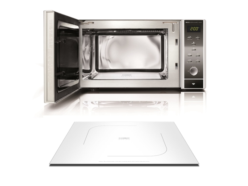 Caso MG 25, Bänkdiskmaskin, Kombinationsmikrovågsugn, 25 l, 900 W, Knappar, Silver | Vitvaror - Ugnar - Mikrovågsugnar | GameStuff