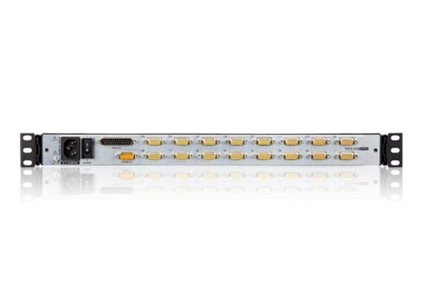 Aten 16-Port Ps/2-Usb Vga Dual Rail Lcd Kvm Switch, 48,3 Cm (19"), Lcd, Usb, Ps/2, Usb, Ps/2, Vga, Us Englisch