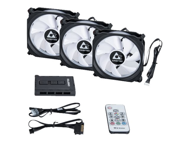 Chieftec 3012 Rgb Systemkabinetblæsersæt 120