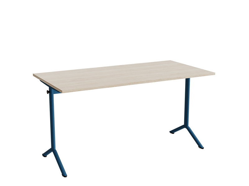 Bord Atlas 1130, 1400x700 mm, vitpigmenterat t.ex., blå stativ | Baby & barn - Möbler - Hallmöbler | GameStuff