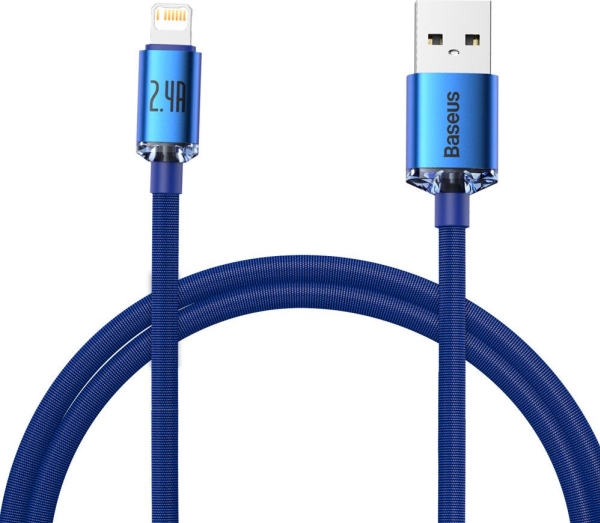 Baseus Cajy000003, 1,2 M, Lightning, Usb A, Hanstik, Hanstik, Blå