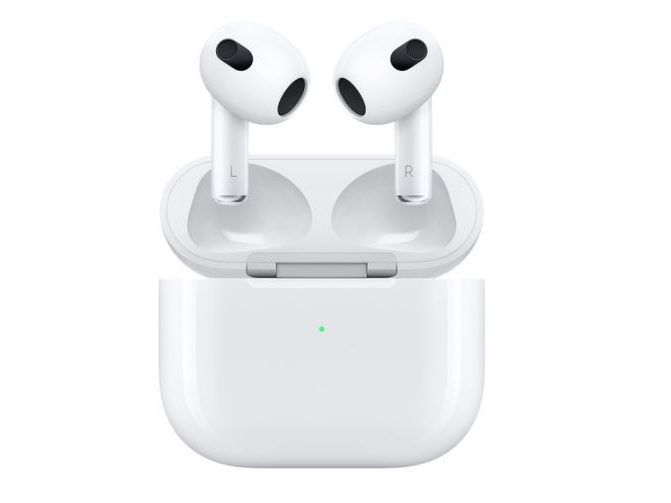 OUTLET] - Apple AirPods - 3. generation - trådløse øretelefoner med mik. ørespids - Bluetooth - Hvid | Magsafe Charging Case