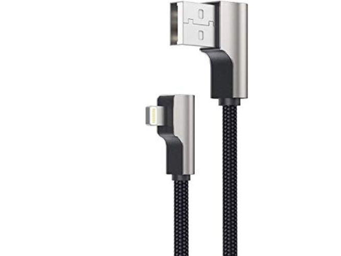 Aukey Cb-Al01 Sortierung Oem Ultrahurtig Nylon Quick Charge Lightning-Usb-Kabel | 2M | Mfi Apple-Zertifizierung