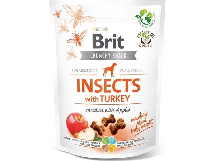 Brit Care Hundesnacks Insect & Turkey 200 G