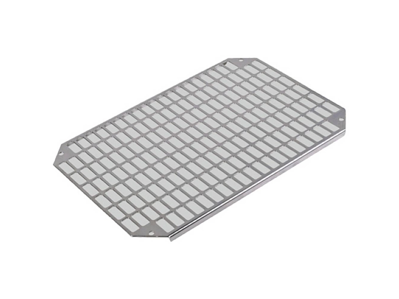 Fibox Asennuslevy rei"'itetty (630x430x2mm-26x11mm) Sinkitty teräs Montageplade perforeret Stål Forzinket 1 stk