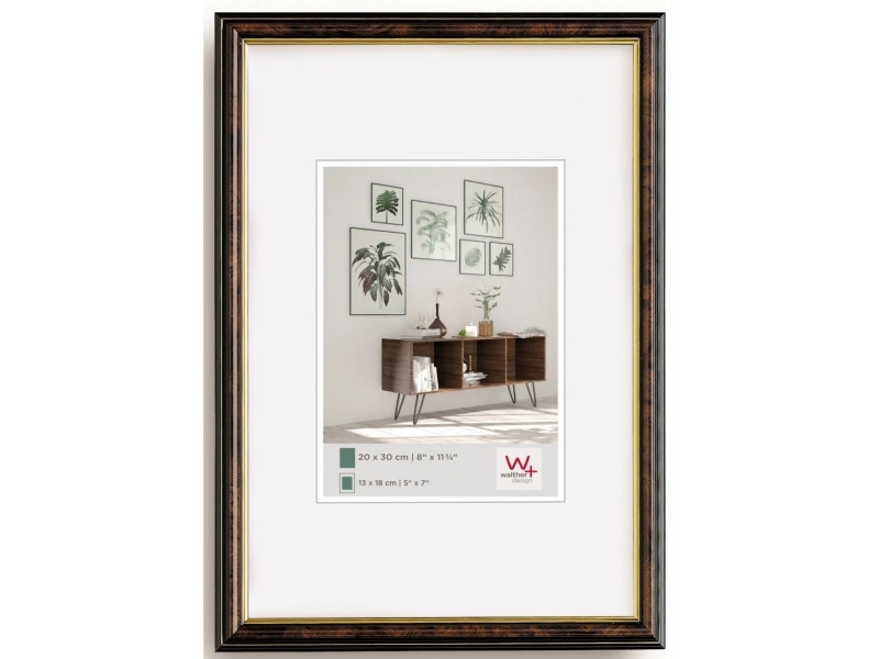 Walther JD520N, Polystyren, Valnöt, Enkel bildram, Vägg, 10 x 15 cm, Rektangulär | Foto och video - Foto- & videotillbehör - Bildramar | GameStuff