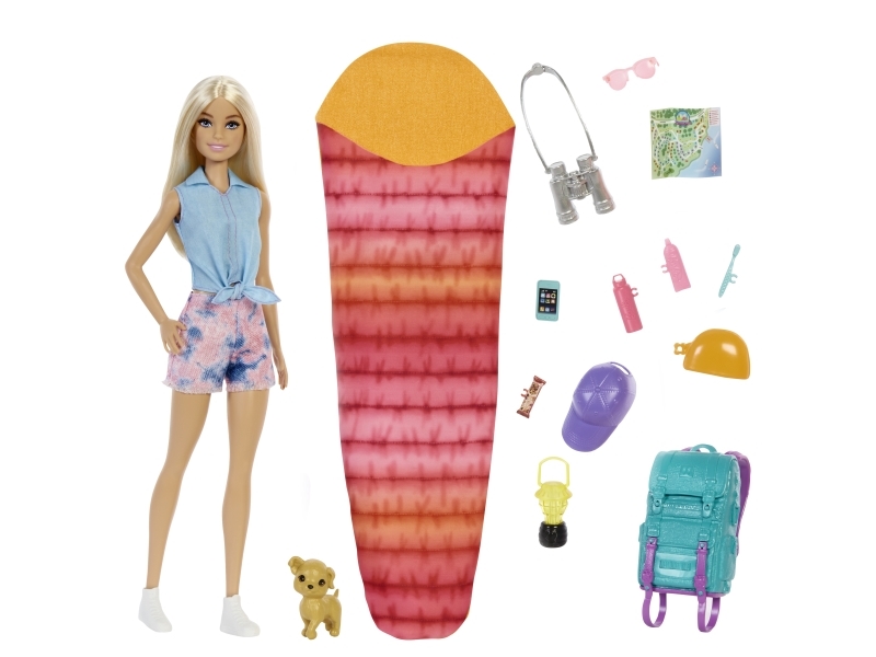 doll Barbie doll Camping Barbie Malibu + accessories