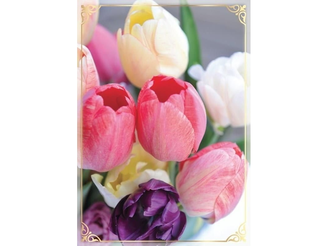 Kukartka Klappkarte B6 Pp-2141 Blumen (Ohne Text)