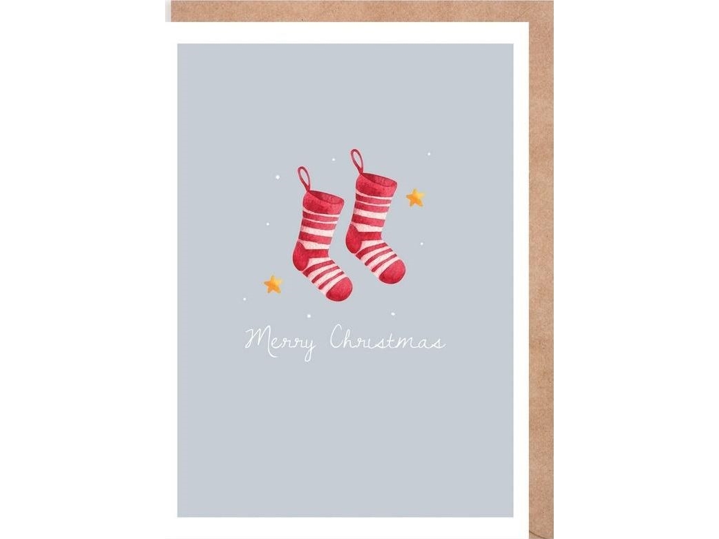 Cardie julekort-sokker, øko K126