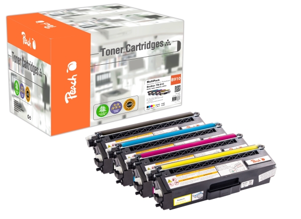 Peach Pt1047, 9000 Sider, 9000 Sider, Sort, Blå, Magenta, Gul, 4 Stk