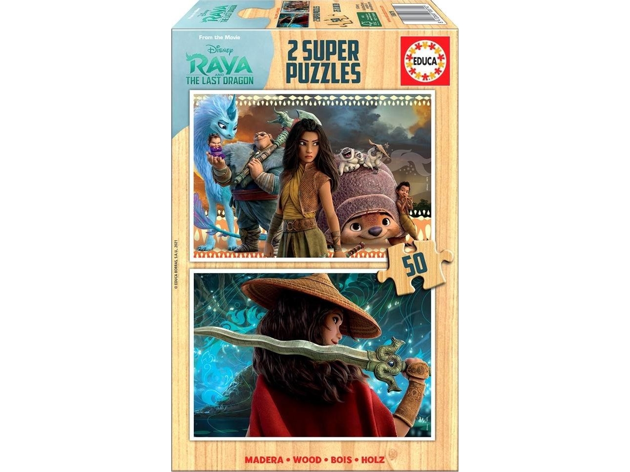 Puzzle 2X50 Raya And The Last Dragon (Wooden) G3