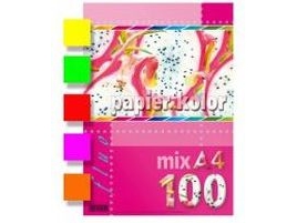 Line A4 Kopipapir 80G, Blanding Av Farger, 100 Ark