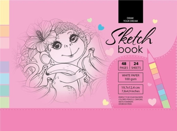 Fresh Skizzenbuch 197X124/48K 100G Tw Fresh |