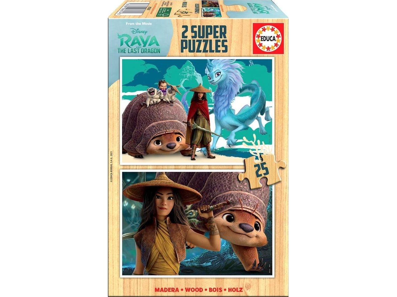 Puzzle 2X25 Raya And The Last Dragon (Wooden) G3