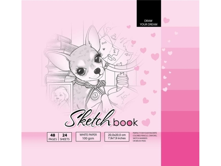 Fresh Sketchbook 200X200/48K 100G Tw Fresh