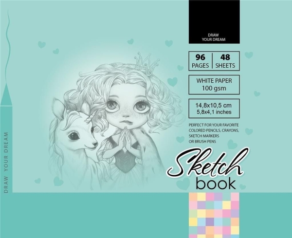 Fresh Sketchbook 148X105/96K 100G Tw Fresh