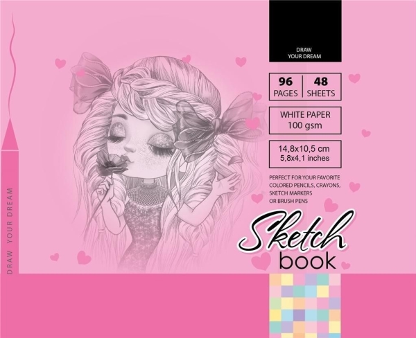 Fresh Sketchbook 148X105/96K 100G Tw Fresh