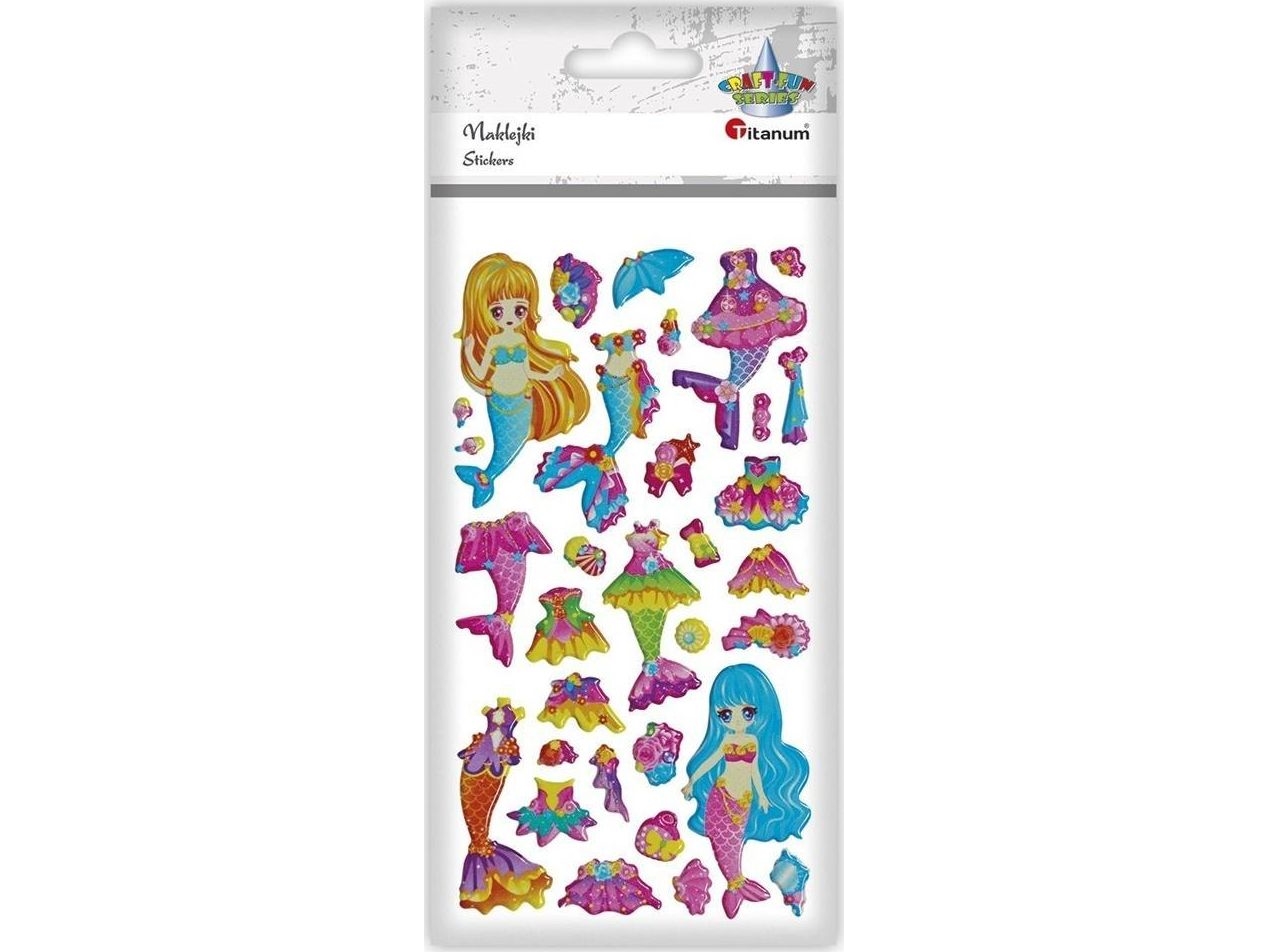 Titanum 3D-Stickers Lilla Figurer Og Outfits Mix