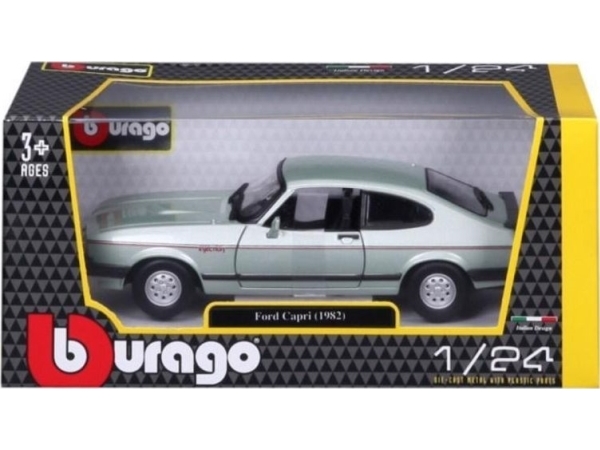 Bburago Ford Capri 1600 Gt (1982) 1/24, Oldtimer-Modell, Vormontiert, 1:24, Ford Capri 1600 Gt, Beide Geschlechter, Tür