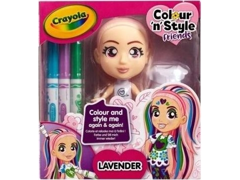Crayola Lalka Colour'n'style Friends Lavender Crayola