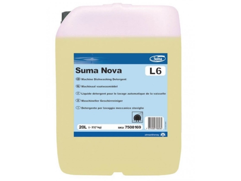 Maskinopvask Anlæg Flydende Suma Nova L6 20Ltr Uden Klor Hårdt,20 Ltr/Dnk
