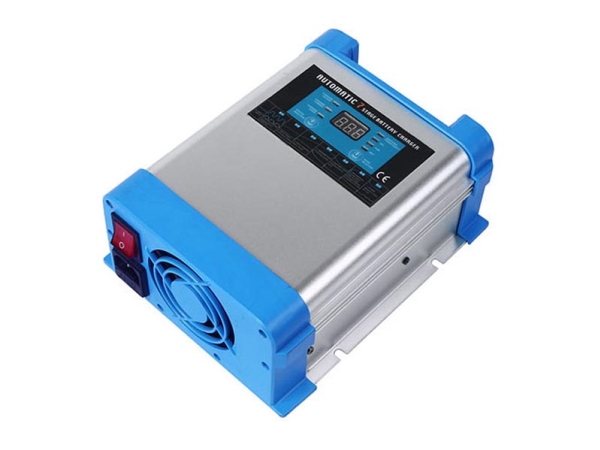 Azo Digitales 24V-Netzladegerät Für Bc-40 Pro 20A-Batterien (230V/24V) Lcd 7-Stufiges Laden