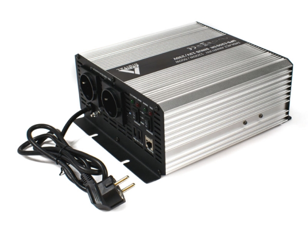 Unterbrechungsfreie Stromversorgung (Usv + Avr) Azo Digital 12V Ups-1200Sr Sinus 1200W/600W 12V/230V