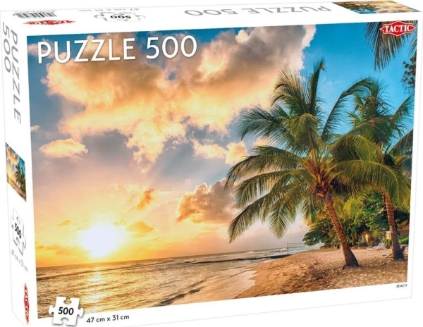 Tactic Landscape: Beach - 500Pcs, 500 Stk, Landskab, 8 År